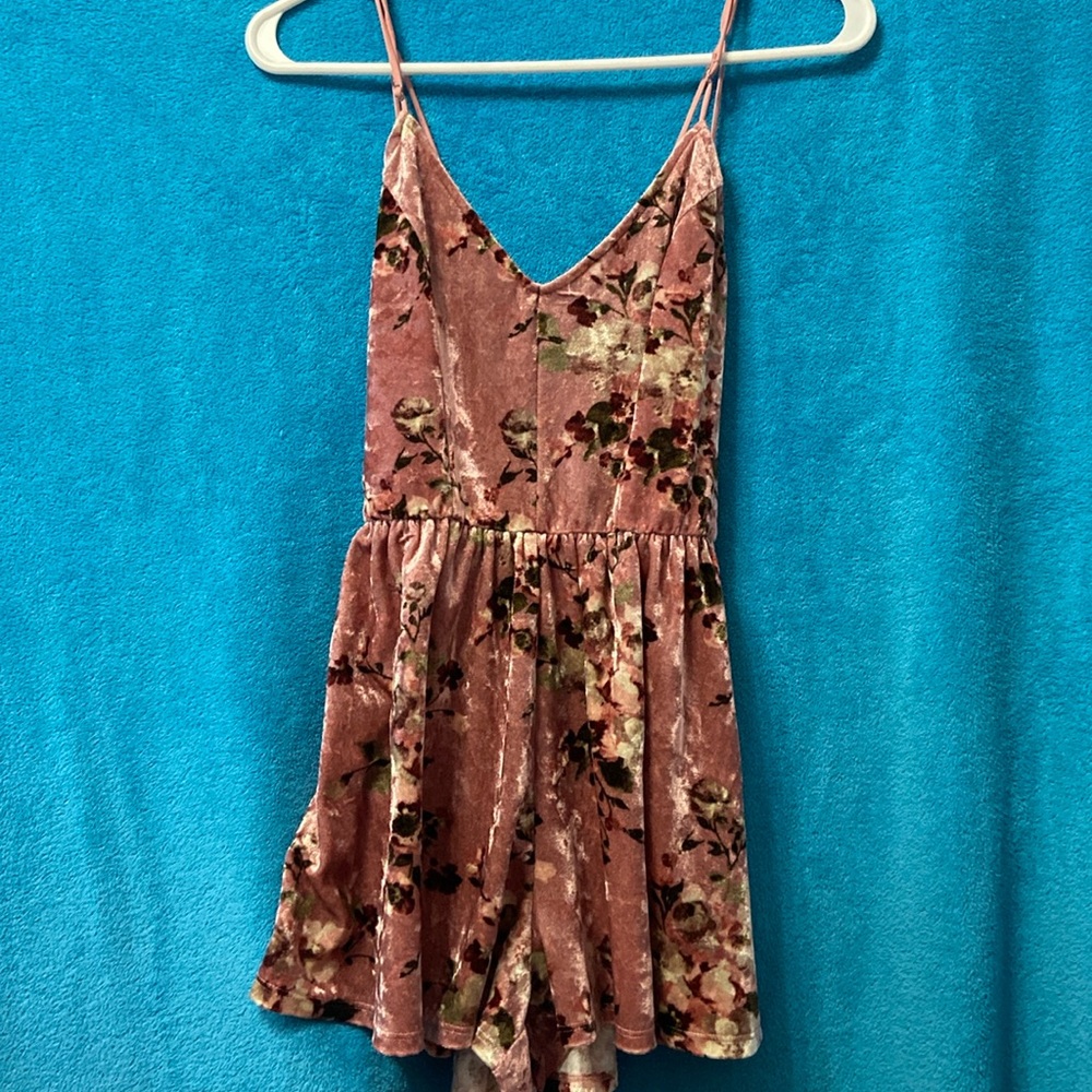 Beautiful Velvet feeling Romper